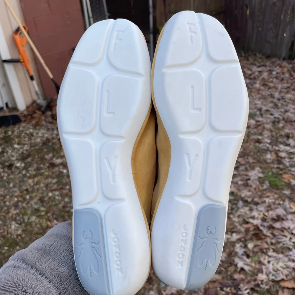 New Fly London Leather  Mules Flats Size 37 - Picture 7 of 14